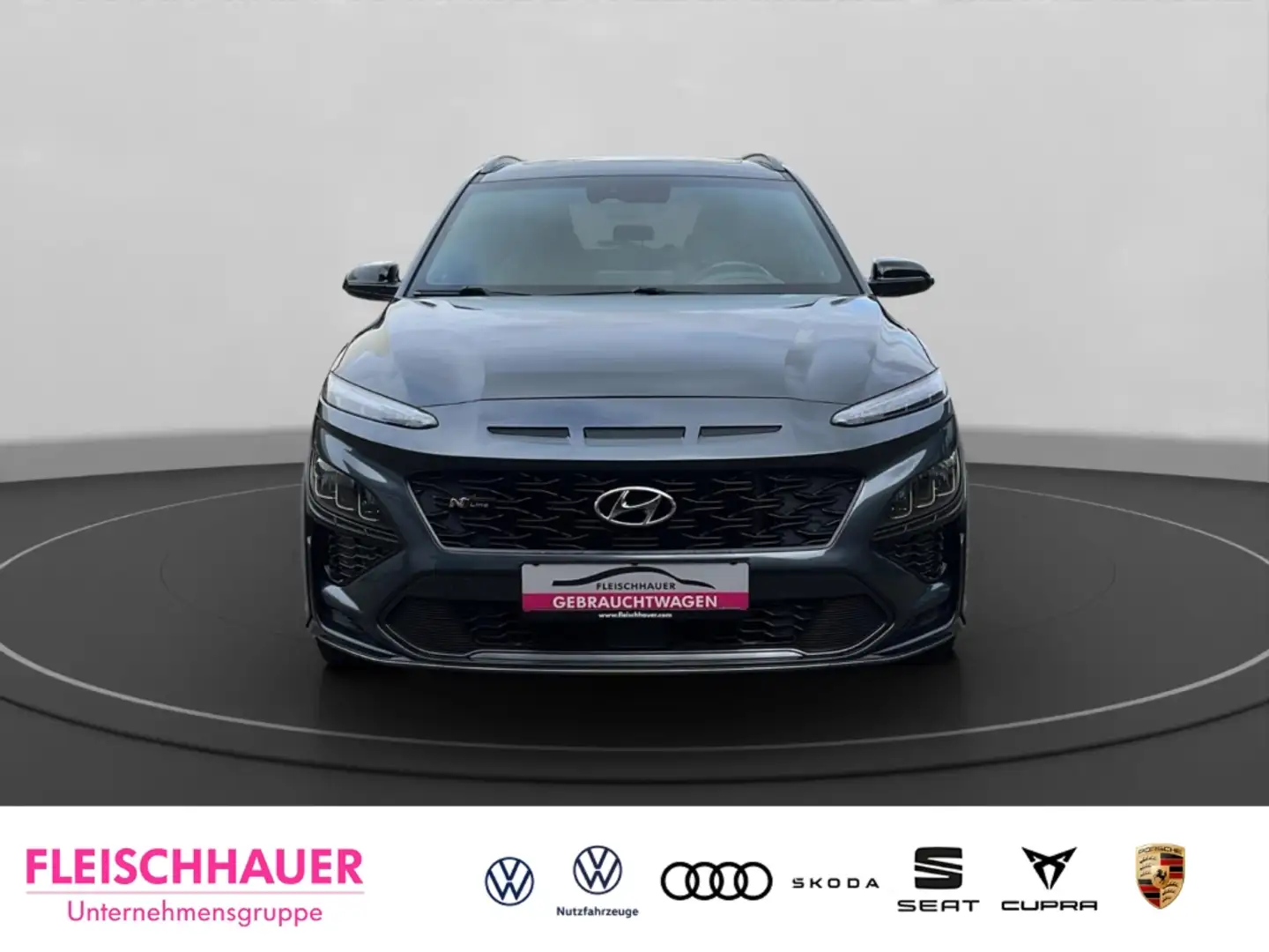 Hyundai KONA N Line 4WD 1.6 T-GDI AHK Voll-LED Sitzheizung Grijs - 2