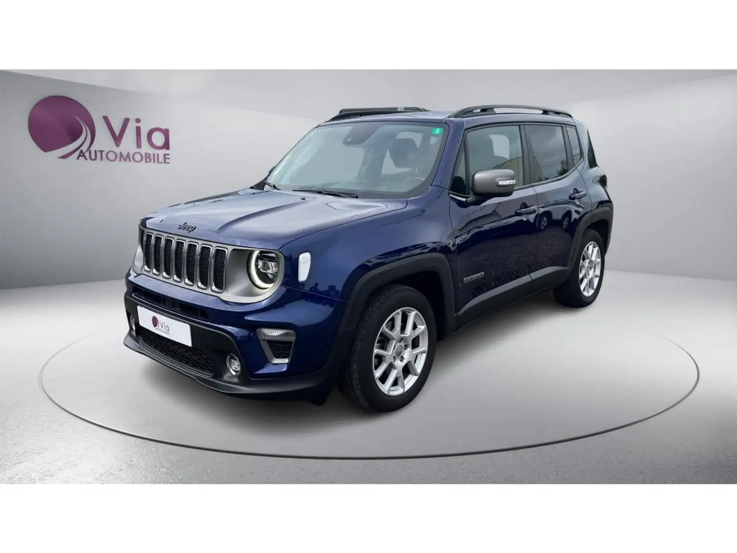 Jeep Renegade 1.6 MultiJet 120 4x2 Limited - CARPLAY / CAMERA DE RECUL Bleu - 1