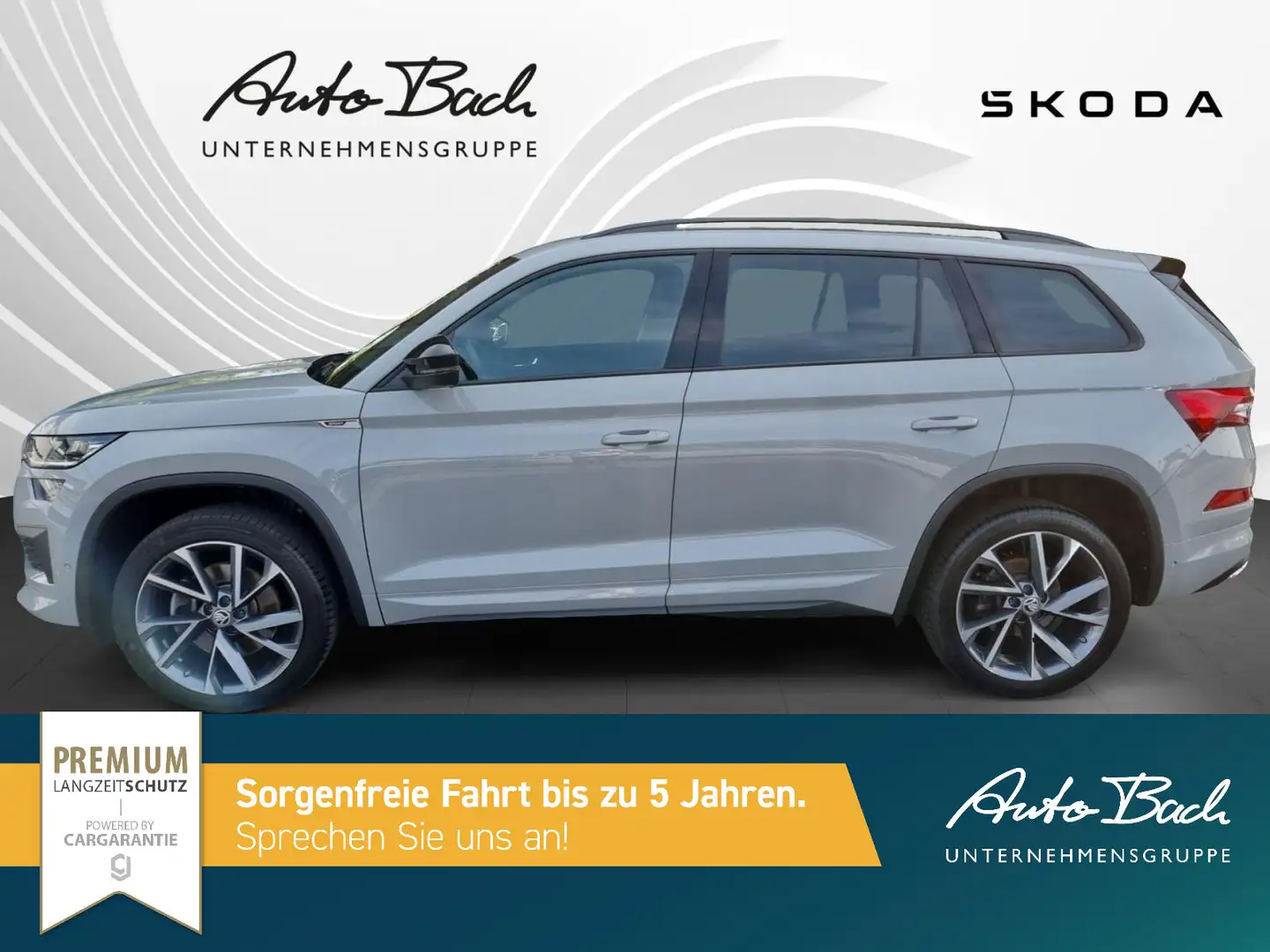 Skoda Kodiaq Sportline 2.0 TDI 147 kW 7-Gang DSG 4x4 Grau - 2