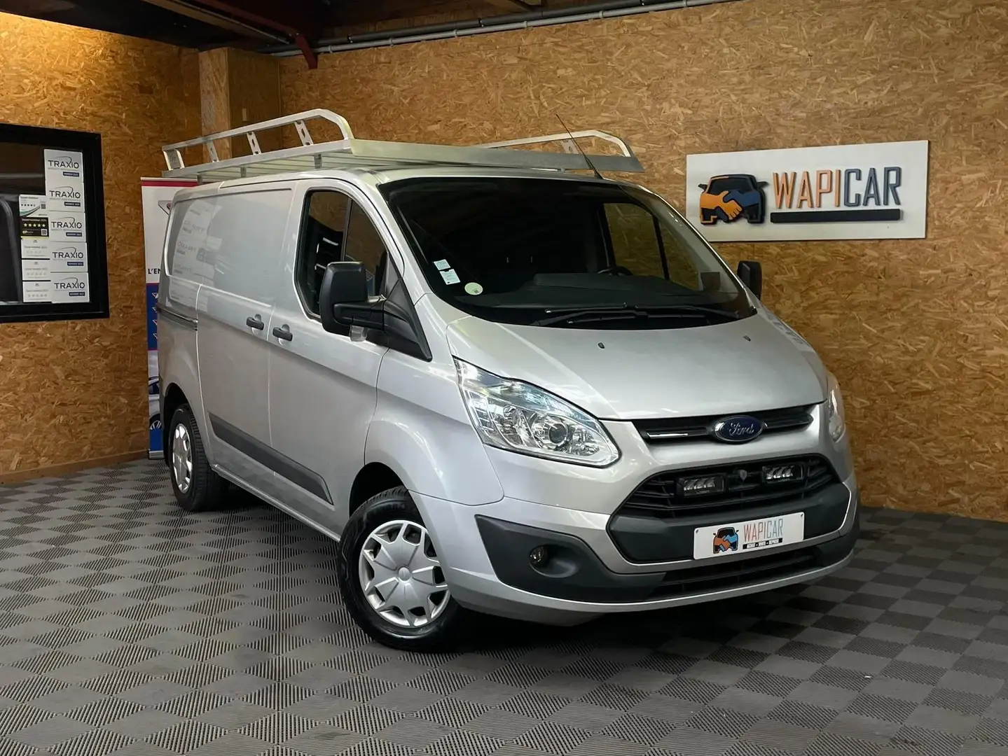 Ford Transit Custom 2.2 TDCi utilitaire galerie+echelle Zilver - 1