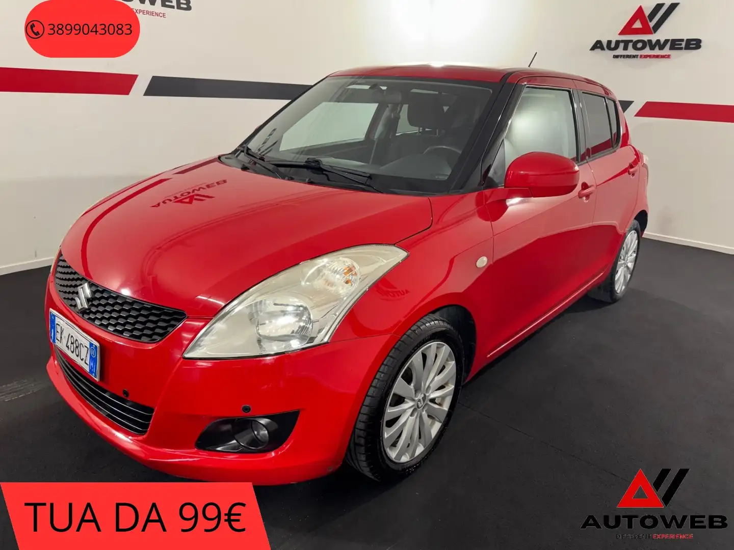 Suzuki Swift Swift 1.2 VVT 5 porte GL Top Rosso - 1