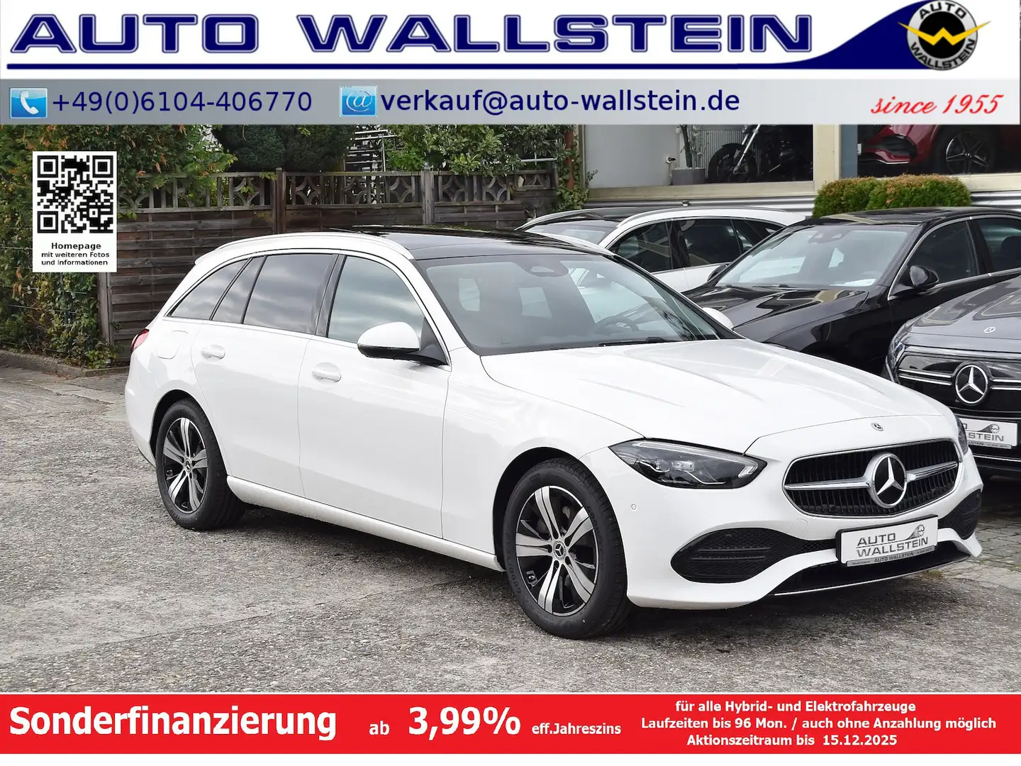 Mercedes-Benz C 200 T Avantgarde Advanced (Pano AK Spur Kamera Weiß - 1