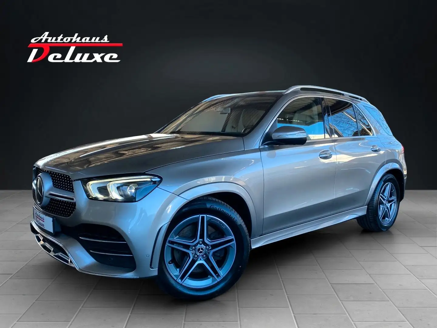 Mercedes-Benz GLE 300 d 4M AMG-LINE 360°KAMERA-PANORAMA-ACC-AHK Silber - 1