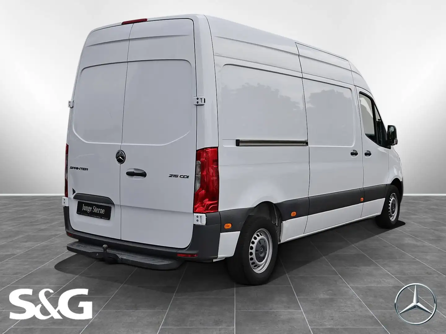 Mercedes-Benz Sprinter 215 CDI Kasten Hochdach Standard Wit - 2