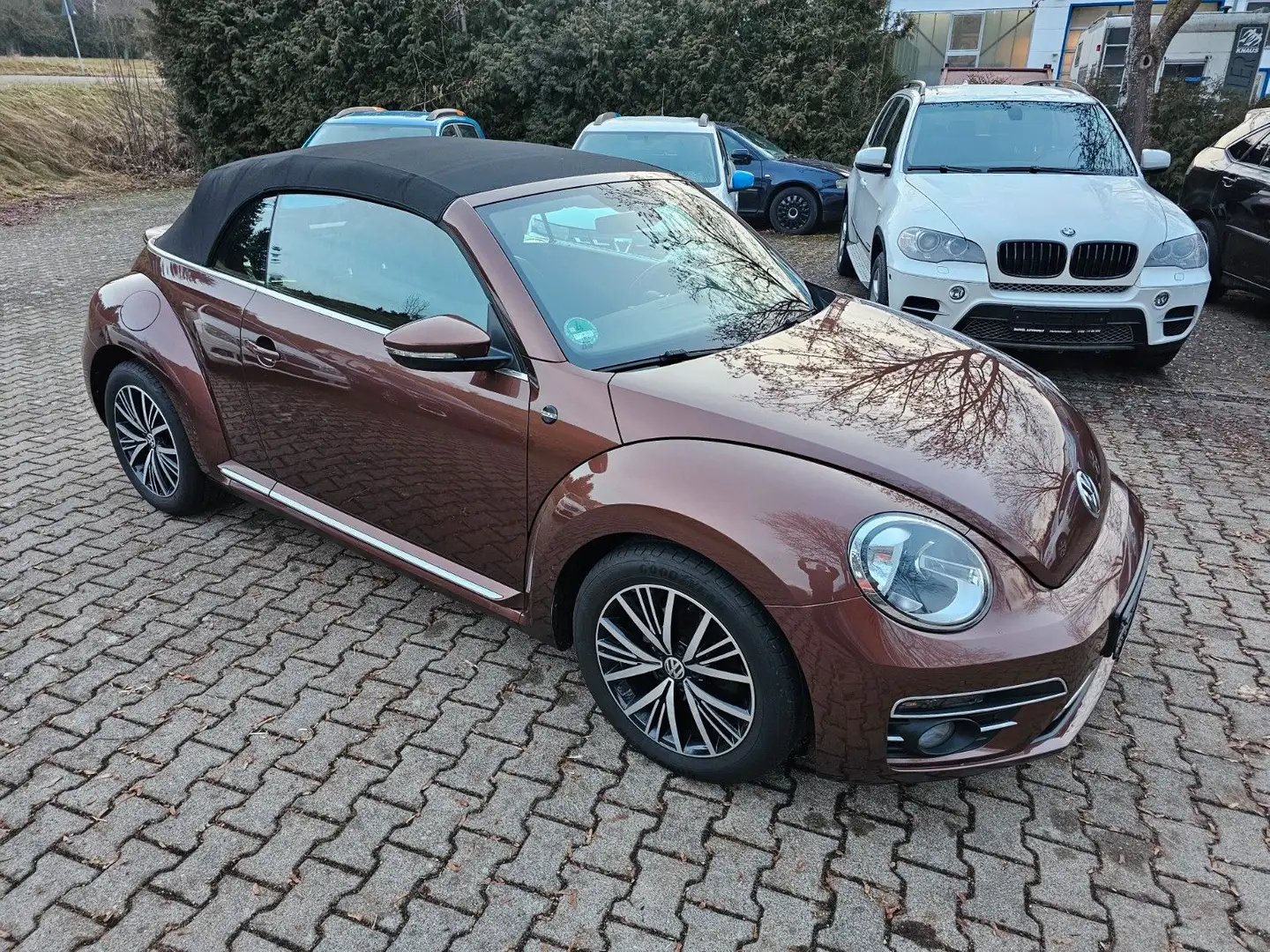 Volkswagen Beetle Cabriolet Sound NAVI   PDC ALU  1 Hand Brown - 2