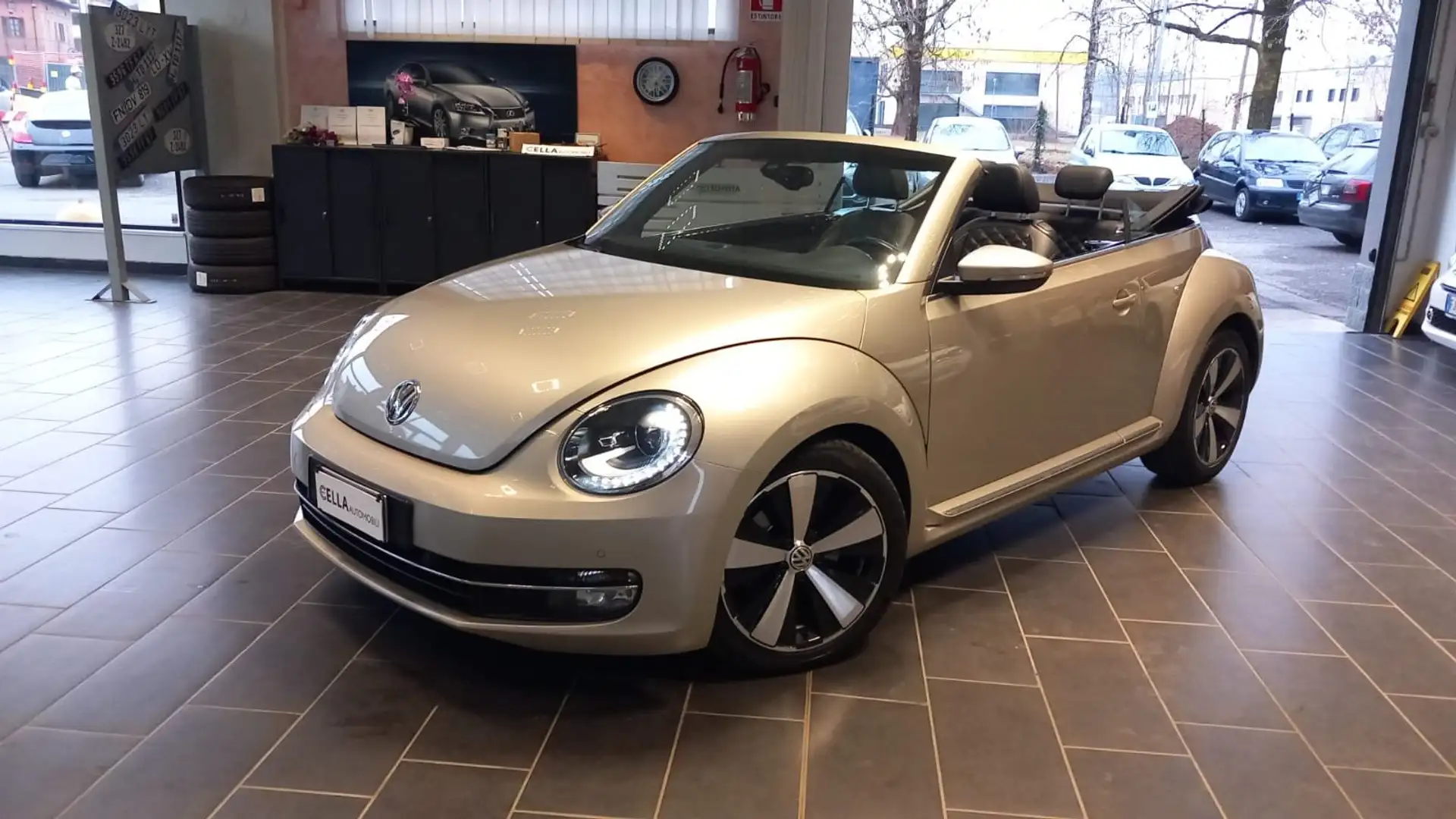 Volkswagen Maggiolino Maggiolino Cabrio 1.4 tsi Exclusive 160cv dsg Argento - 1