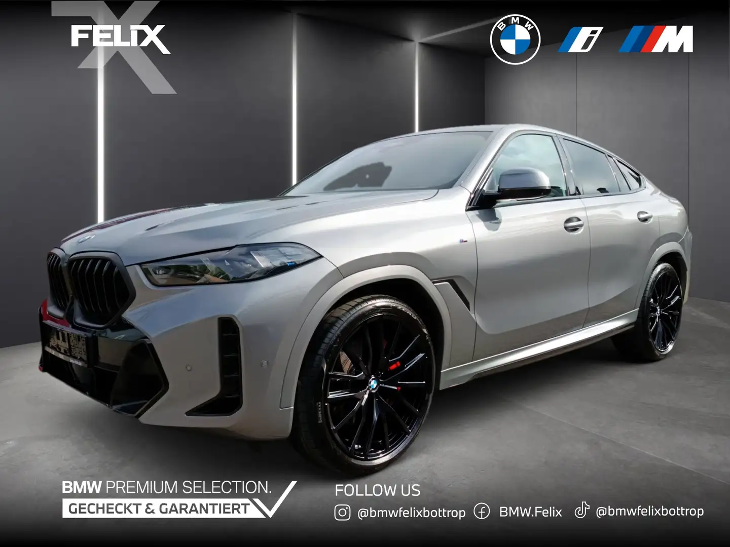 BMW X6 xDrive30d M SPORTPAKET PRO+22"ALU+ICONIC GLOW Grau - 1