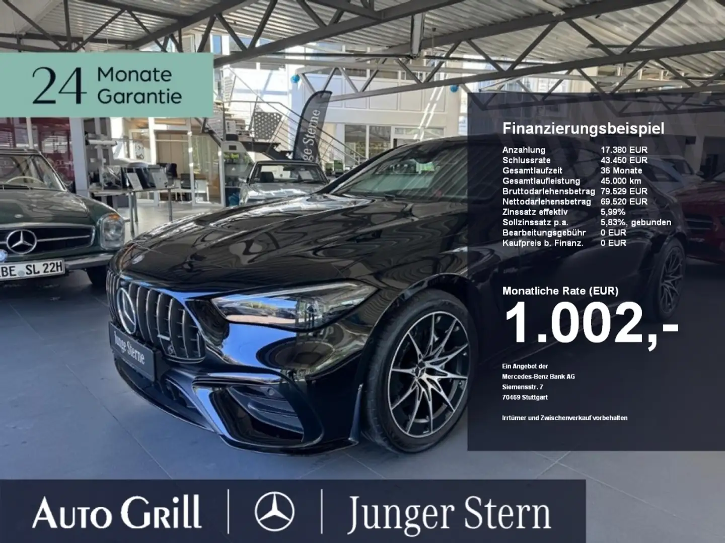 Mercedes-Benz CLE 53 AMG 4M+ Burm Pano Night HAL HuD 360 Distr Negru - 1