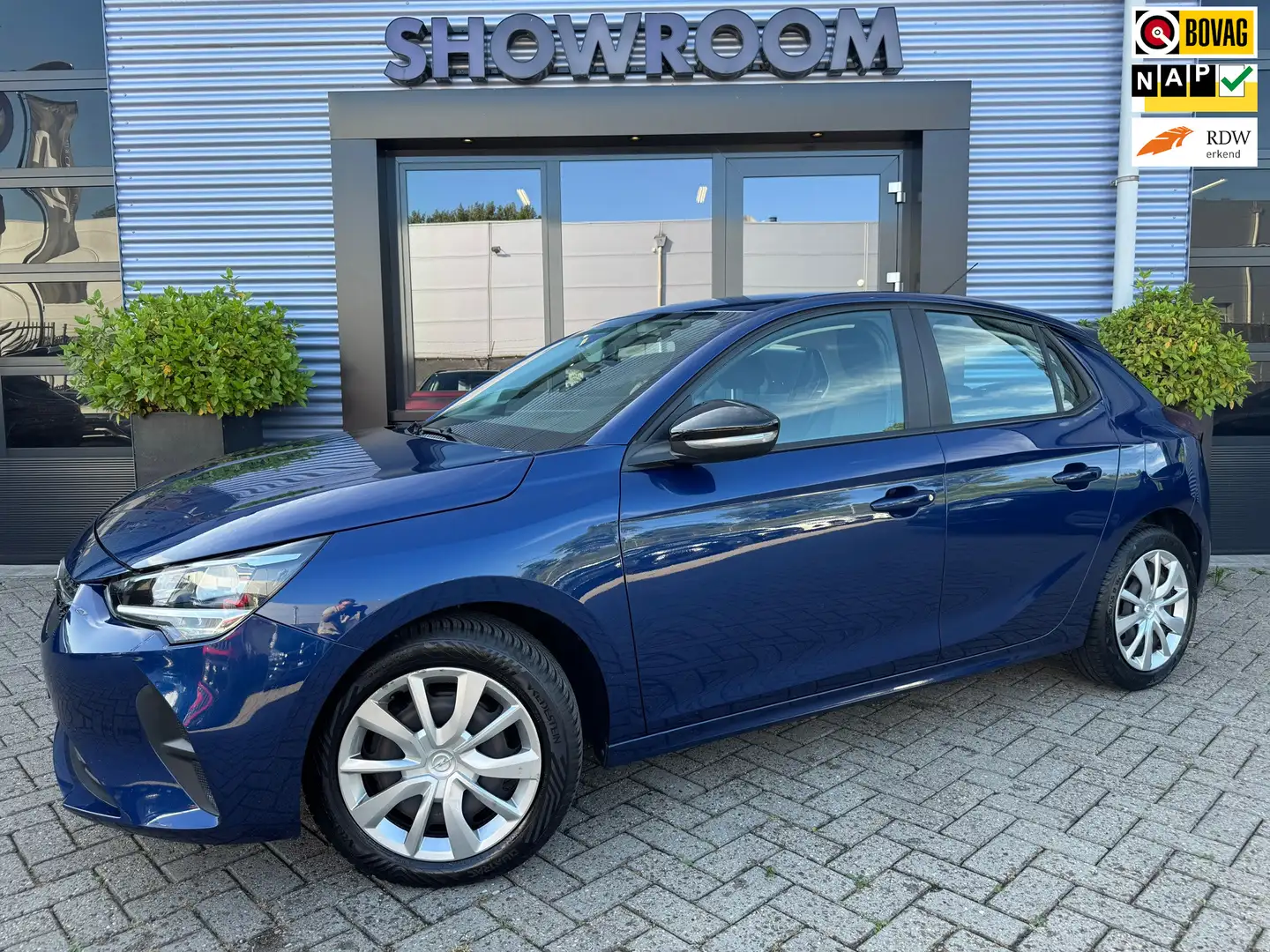 Opel Corsa 1.2 Edition Cruise|Applecarplay|Airco| Blauw - 1
