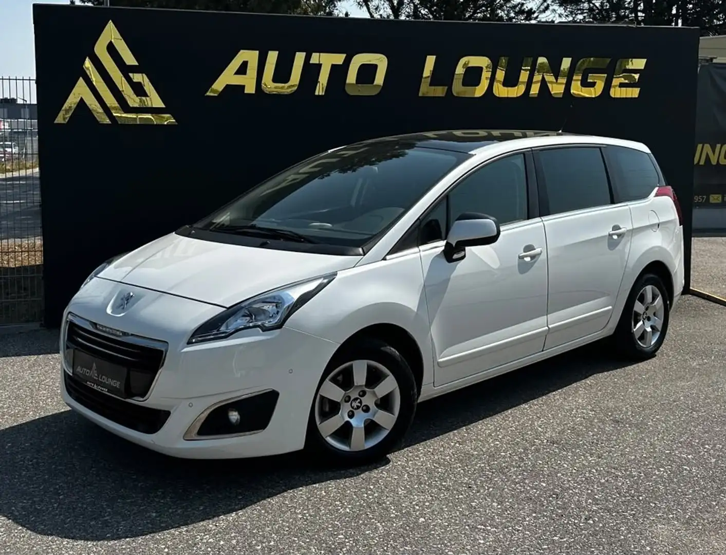 Peugeot 5008 1,6 BlueHDi 120 S&S Professional Line Weiß - 1