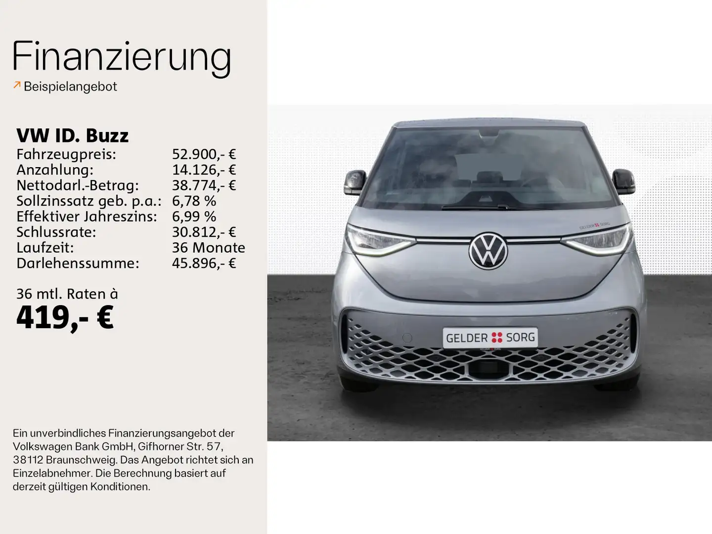 Volkswagen ID. Buzz ID.Buzz Pro *RFK*LED*EPH*DAB+*ABS* Stříbrná - 2