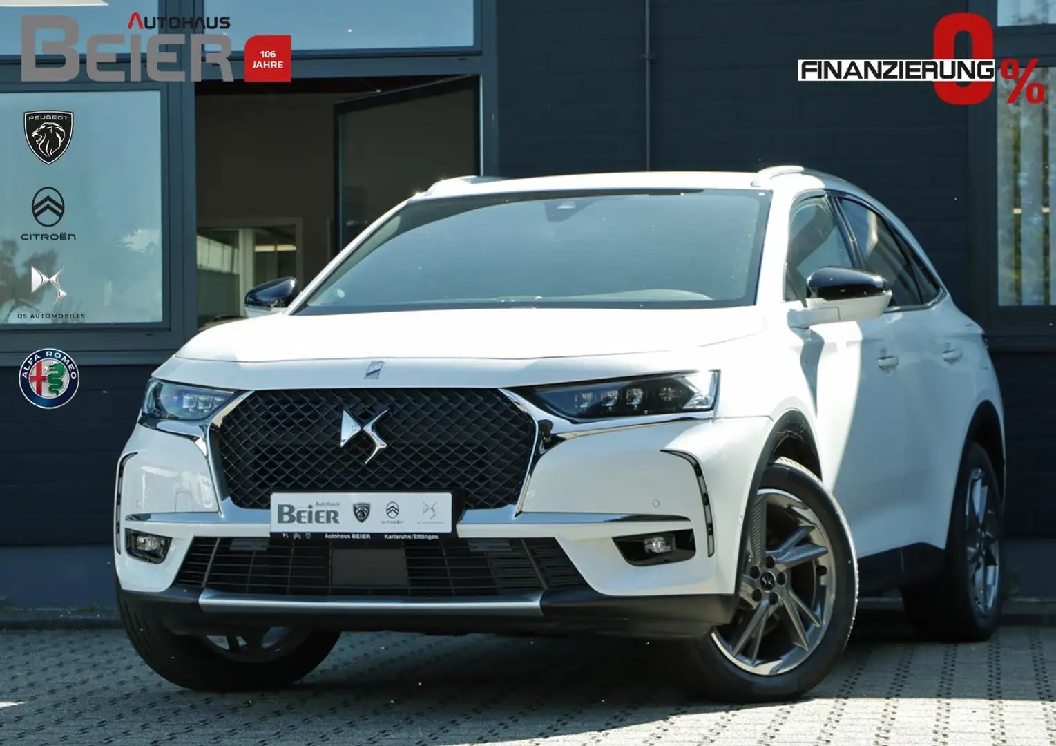 DS Automobiles DS 7 Crossback DS7 Crossback Hybrid 225 Rivoli Klimaau./ Navi/ Fr Weiß - 1