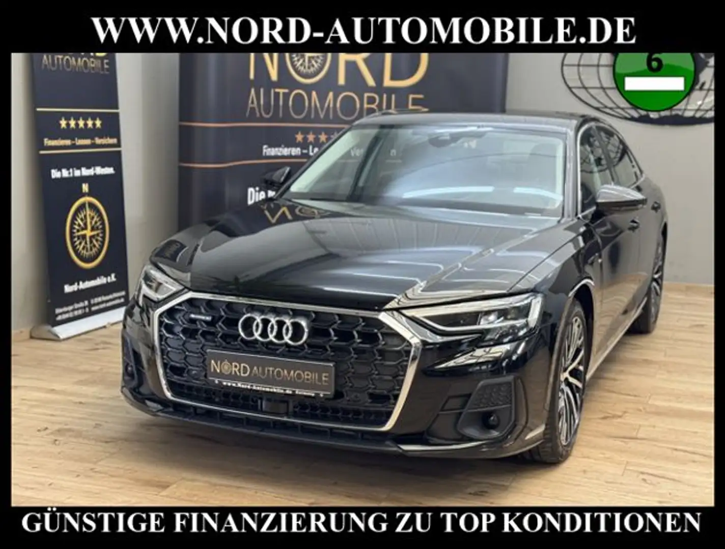 Audi A8 50 TDI quattro S-LINE *ACC*LEDER*VIRT*UPE107* S-Li Schwarz - 1