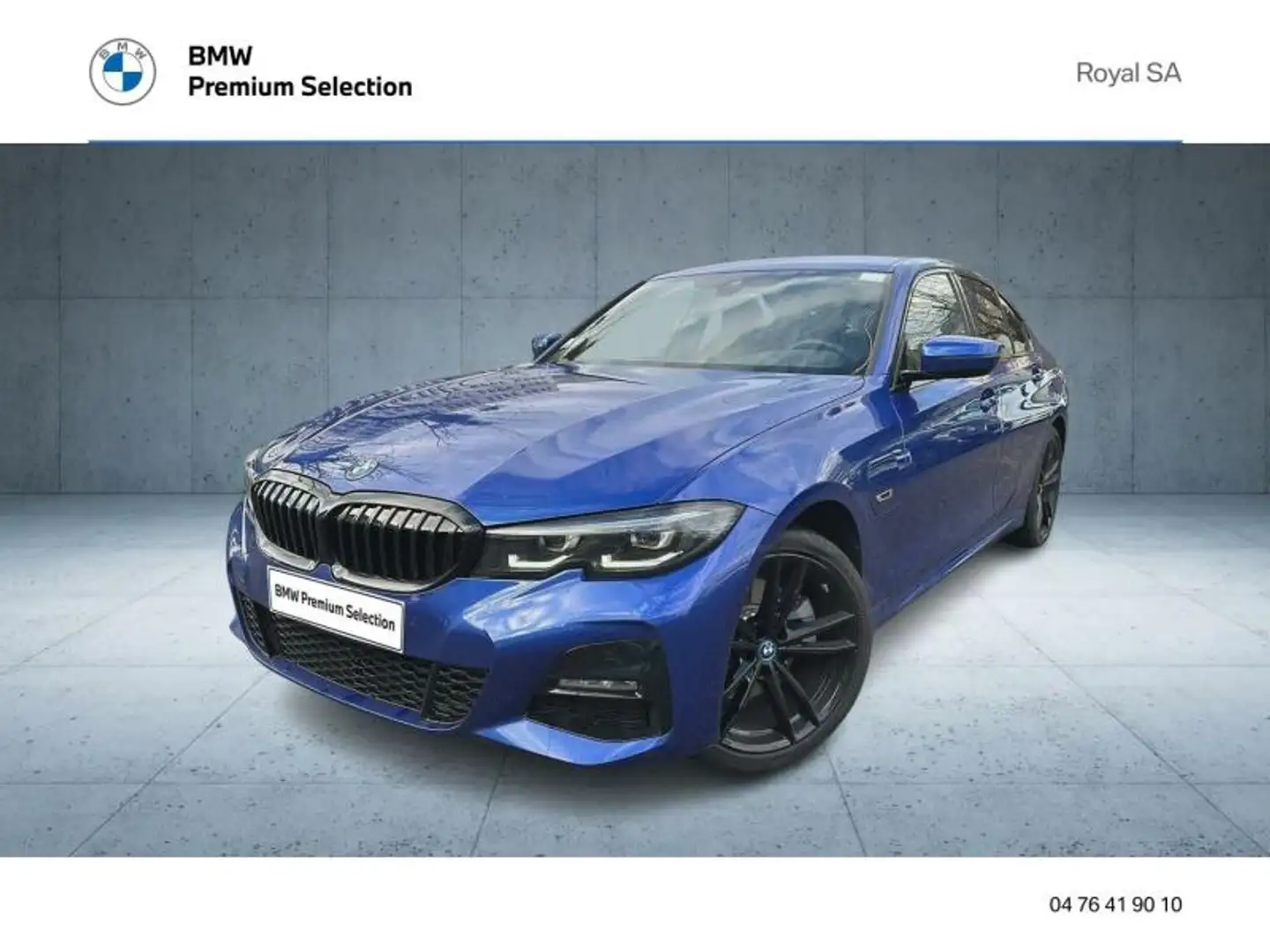 BMW 320 320eA 204ch M Sport Bleu - 1