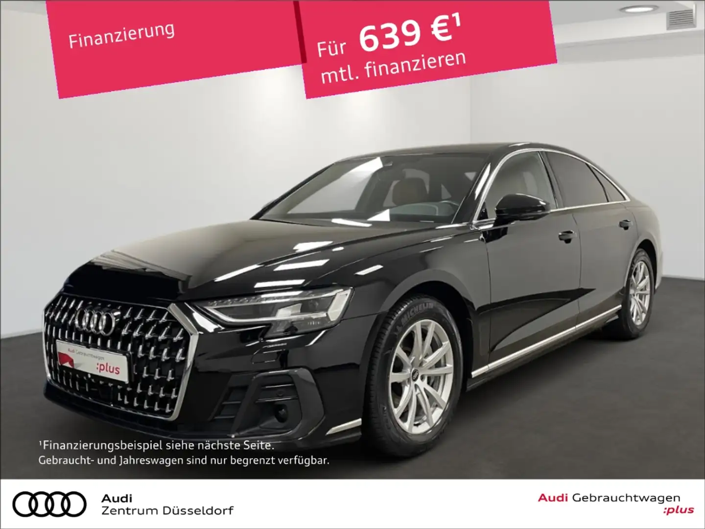 Audi A8 50 TDI LEDER MATRIX ACC KAMERA UVM. Schwarz - 1