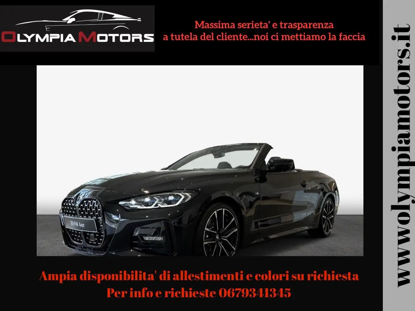 BMW 430 I CABRIO M SPORT CURVED DISPLAY LASER KAMERA 19 Black - 1
