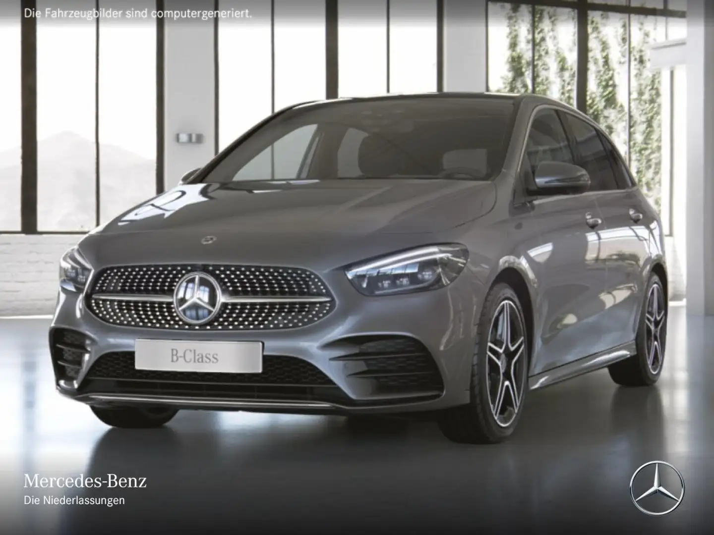Mercedes-Benz B 250 e AMG+PANO+360°+AHK+MULTIBEAM+BURMESTER+8G Grau - 2