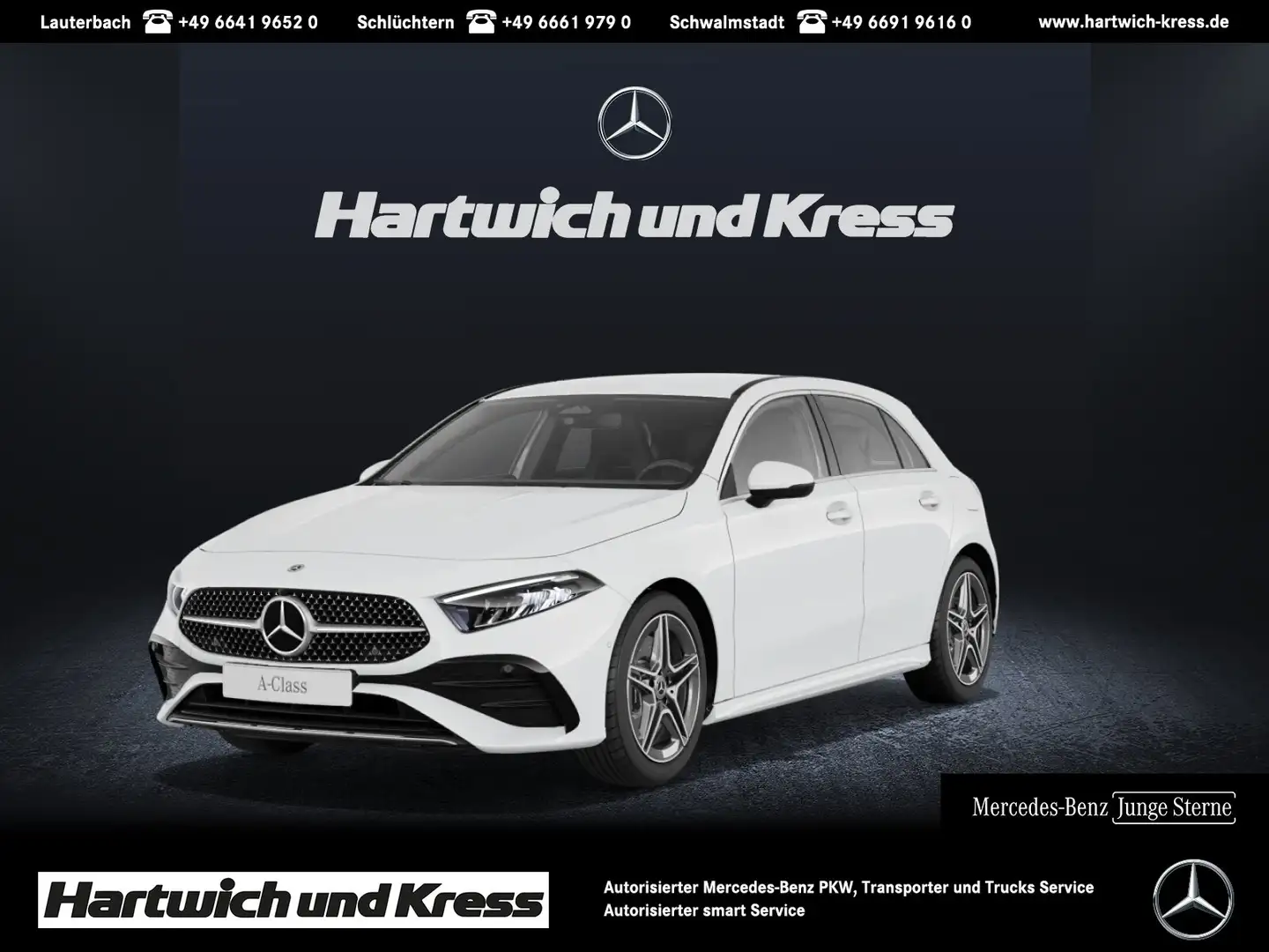 Mercedes-Benz A 250 A 250 e AMG Line+AHK+Totwinkel+Kamera+LED+Ambiente Alb - 1
