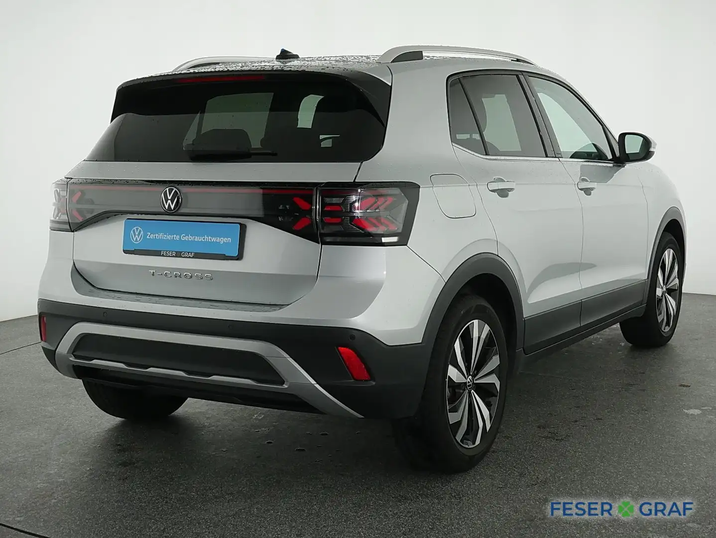 Volkswagen T-Cross Style 1.0 TSI DSG Navi IQ-LED DigiCockpit Silber - 2