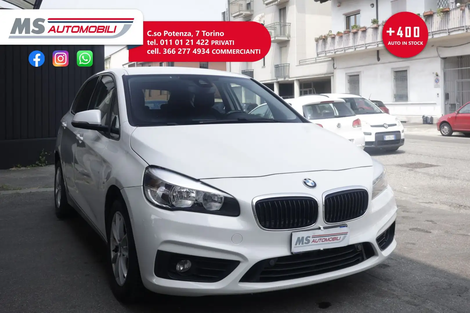 BMW 218 BMW Serie 2 Active Tourer 218d Active Tourer Luxu Bianco - 1