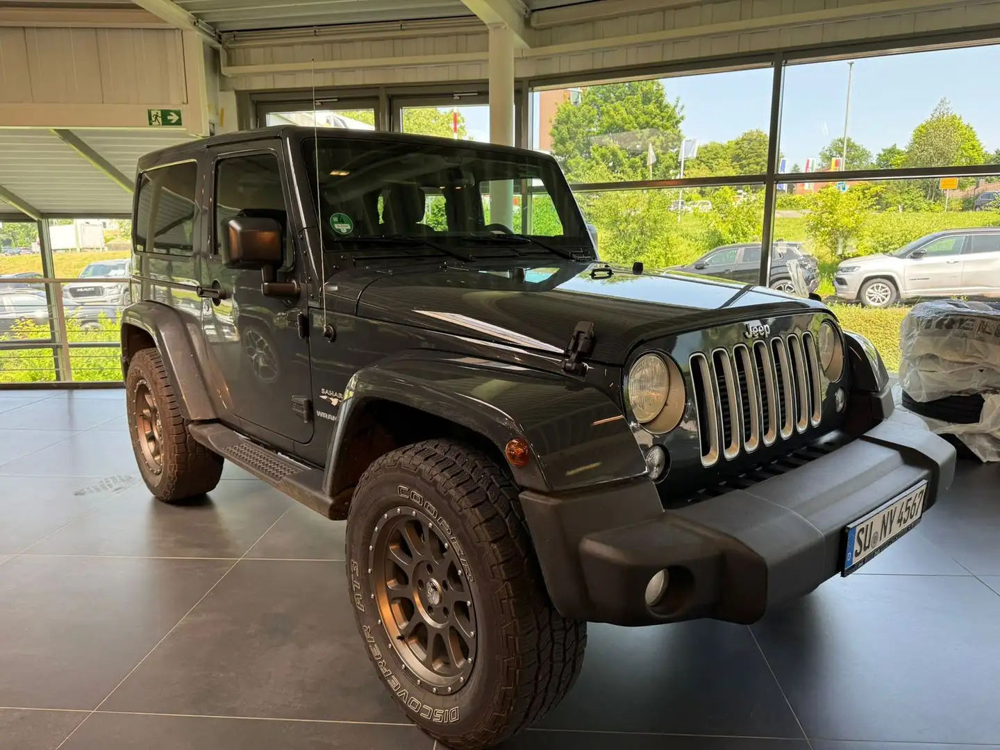 Jeep Wrangler JK Sahara 3trg Euro 6 29tkm Grau - 1