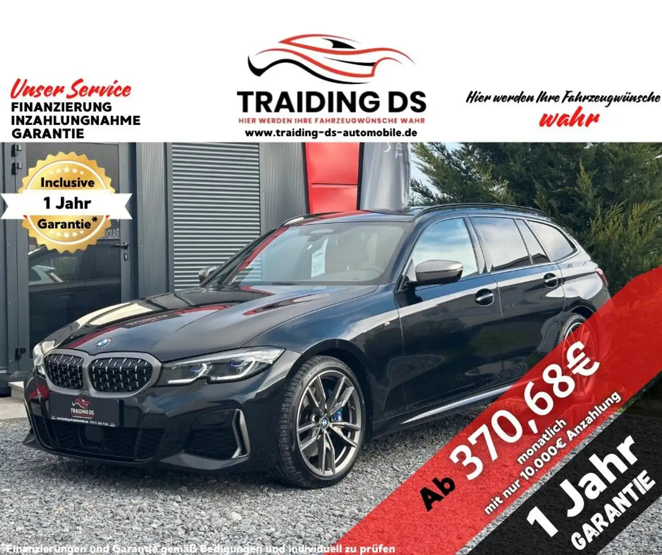 BMW M340 d xDrive/LASER/STAND.HEIZ/ACC/HARMAN/HEAD Schwarz - 1
