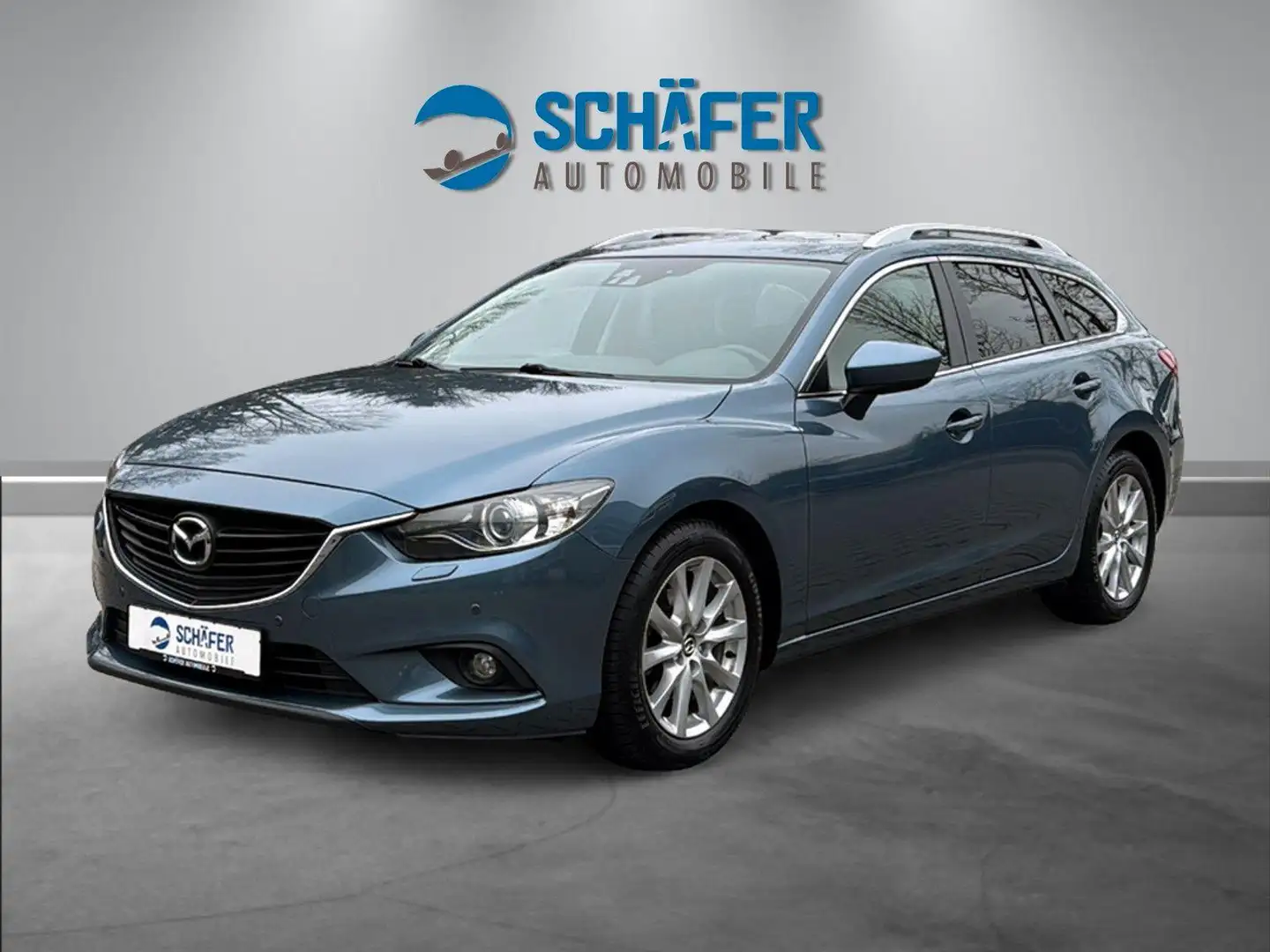 Mazda 6 Kombi 2.0 Sports-Line #XEN #KLIM #SHZ #PDC Blau - 1