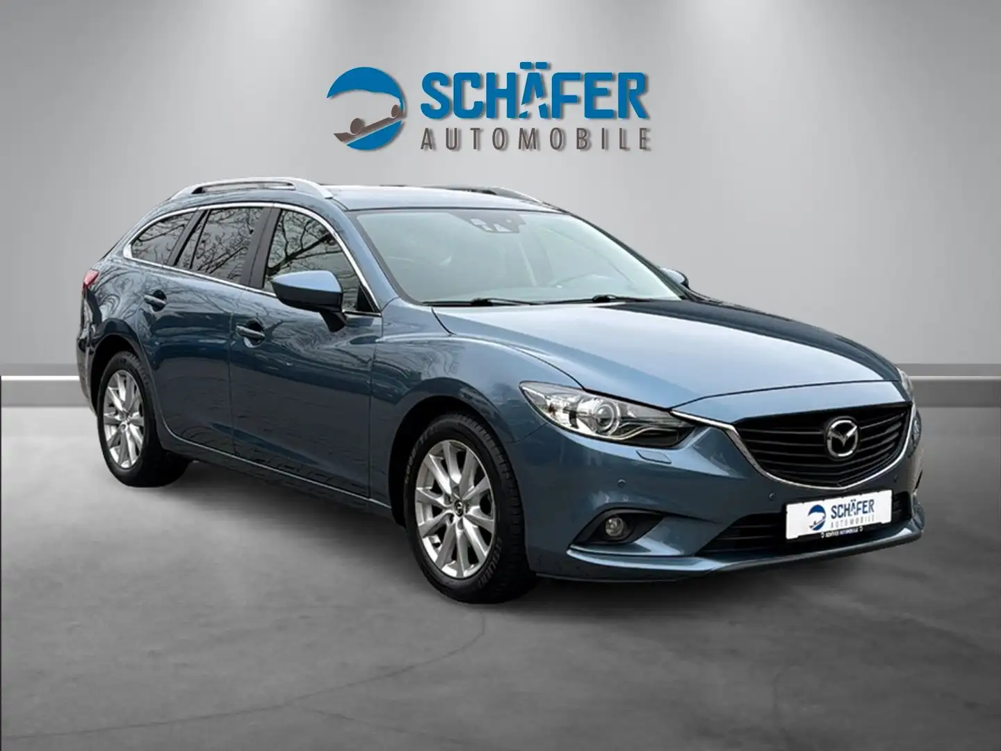 Mazda 6 Kombi 2.0 Sports-Line #XEN #KLIM #SHZ #PDC Bleu - 2