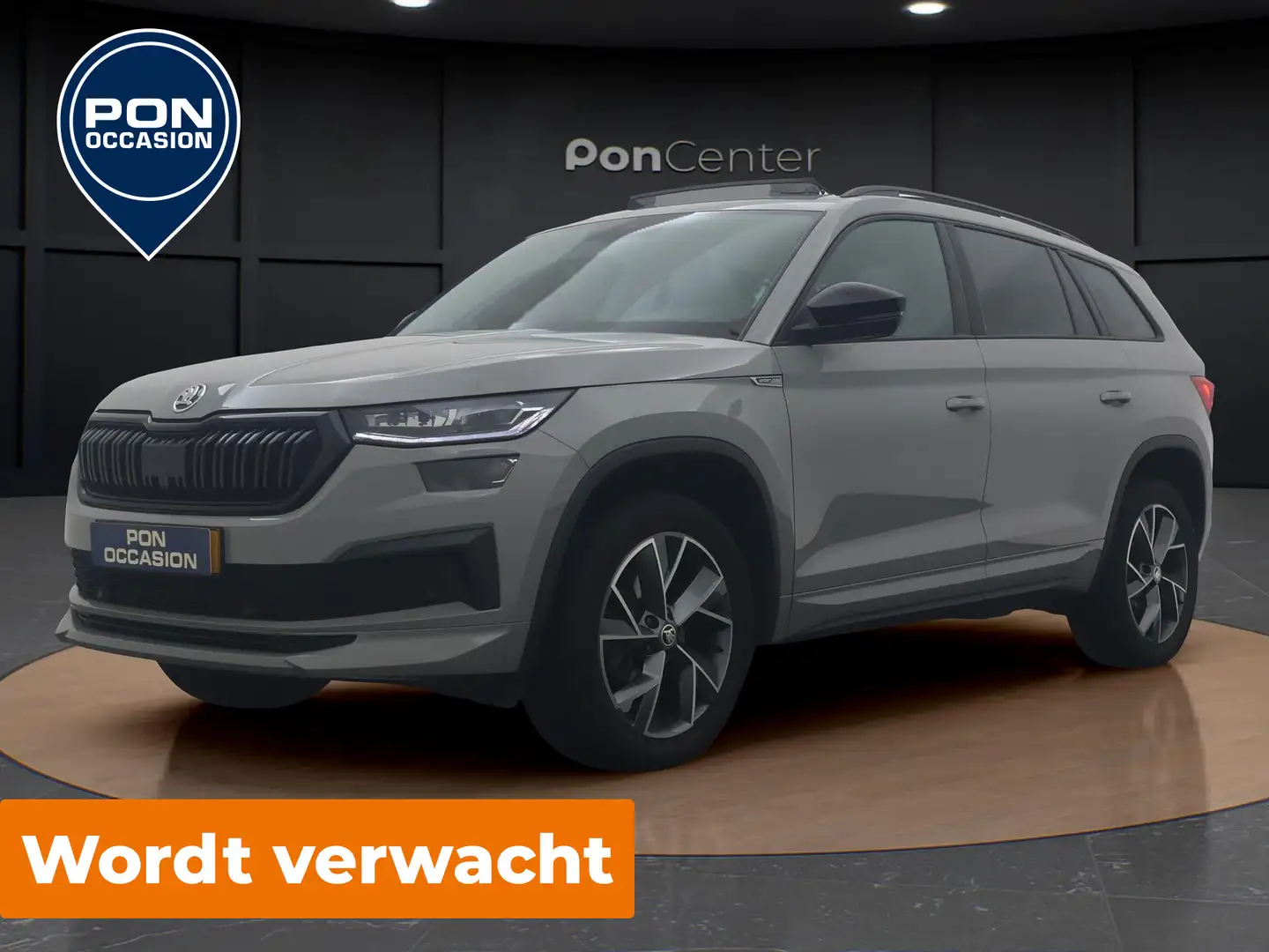 Skoda Kodiaq 1.5 TSI Sportline 7 Persoons | Pano dak | Elekt. A Grijs - 1