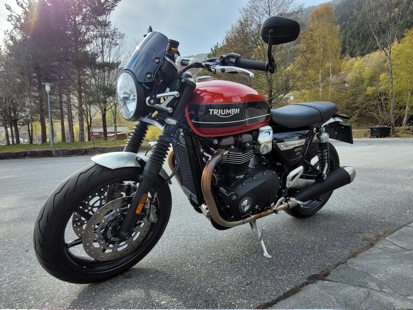 Triumph Speed Twin 1200 Rouge - 1