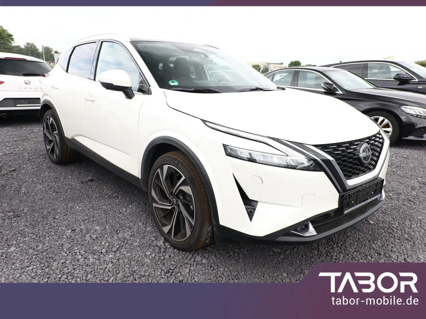 Nissan Qashqai 1.3 MHEV 158 CVT Tekna+ Pano 20Z Bose Weiß - 2