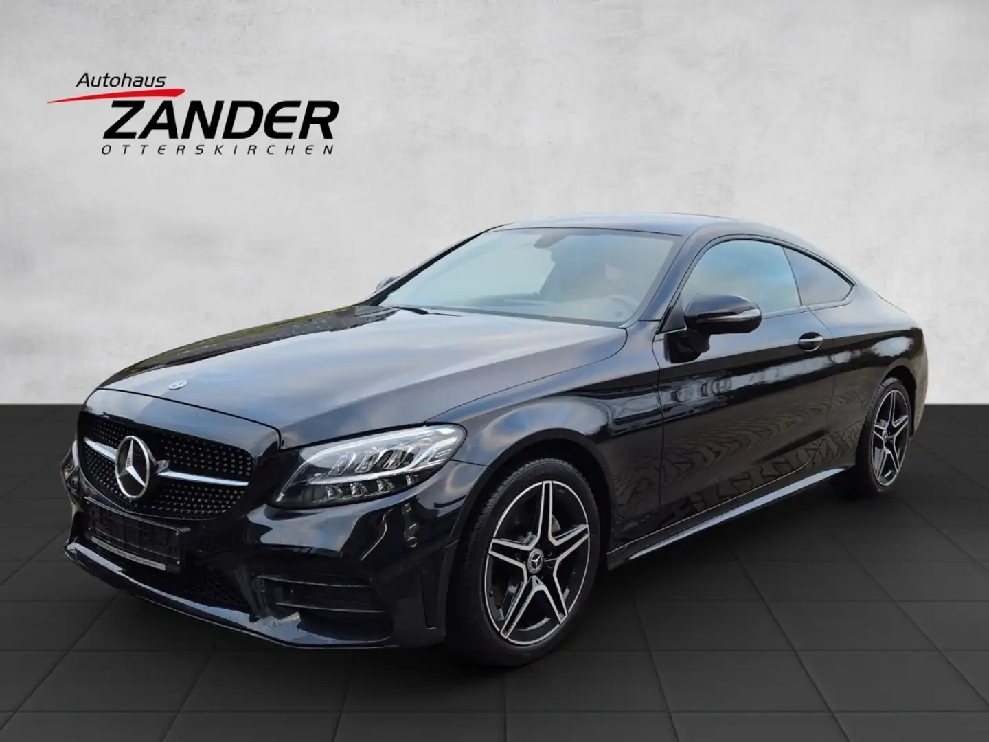 Mercedes-Benz C 180 Coupe AMG Line Navi Kamera Schwarz - 1