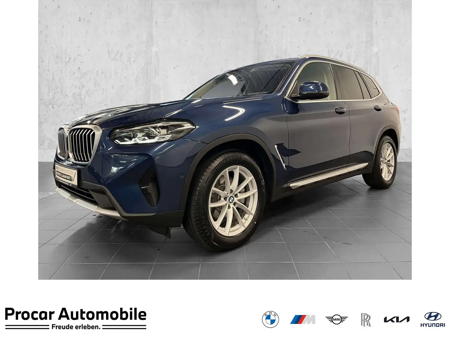 BMW X3 xDrive20d AHK RFK NAVI LED Sound Syst. DAB Blau - 1