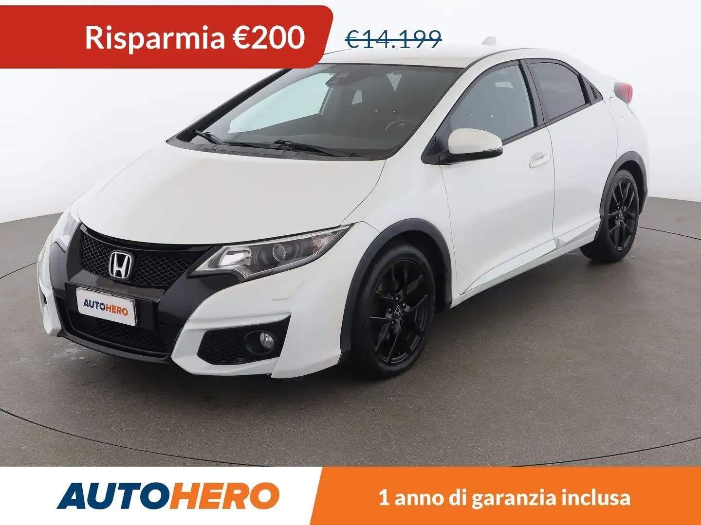 Honda Civic 1.6 DTEC Sport Bianco - 1