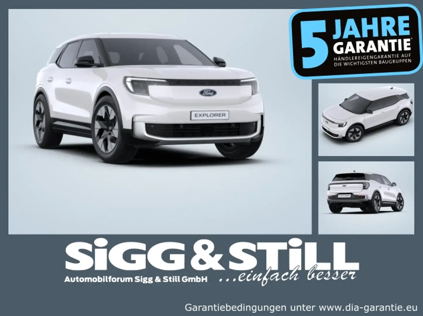 Ford Explorer Premium BEV **NEUES MODELL** NAVI*360° Weiß - 1