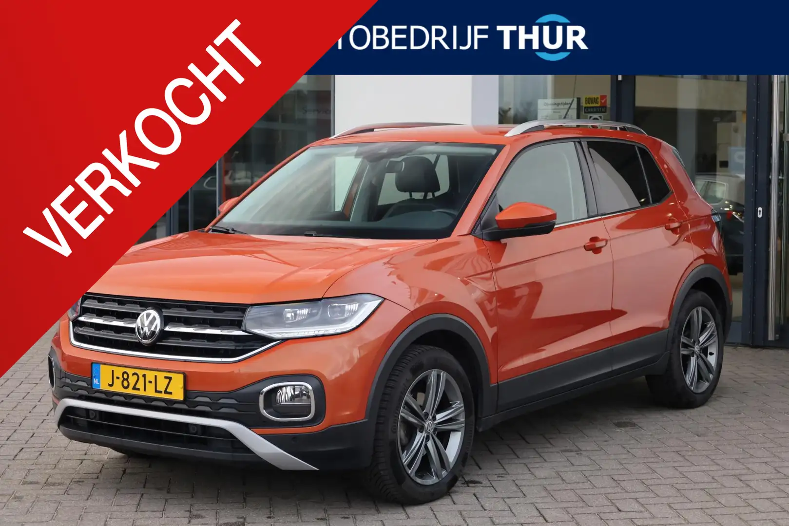 Volkswagen T-Cross 1.0 TSI Style 85KW/115PK, Dodehoek detectie, navig Oranje - 1