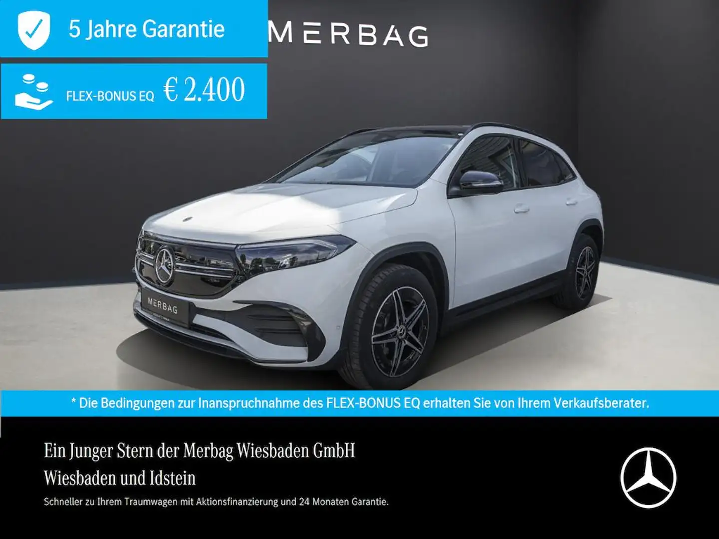 Mercedes-Benz EQA 250 AMG-LINE PANORAMA NIGHT MEMORY KAMERA Weiß - 1