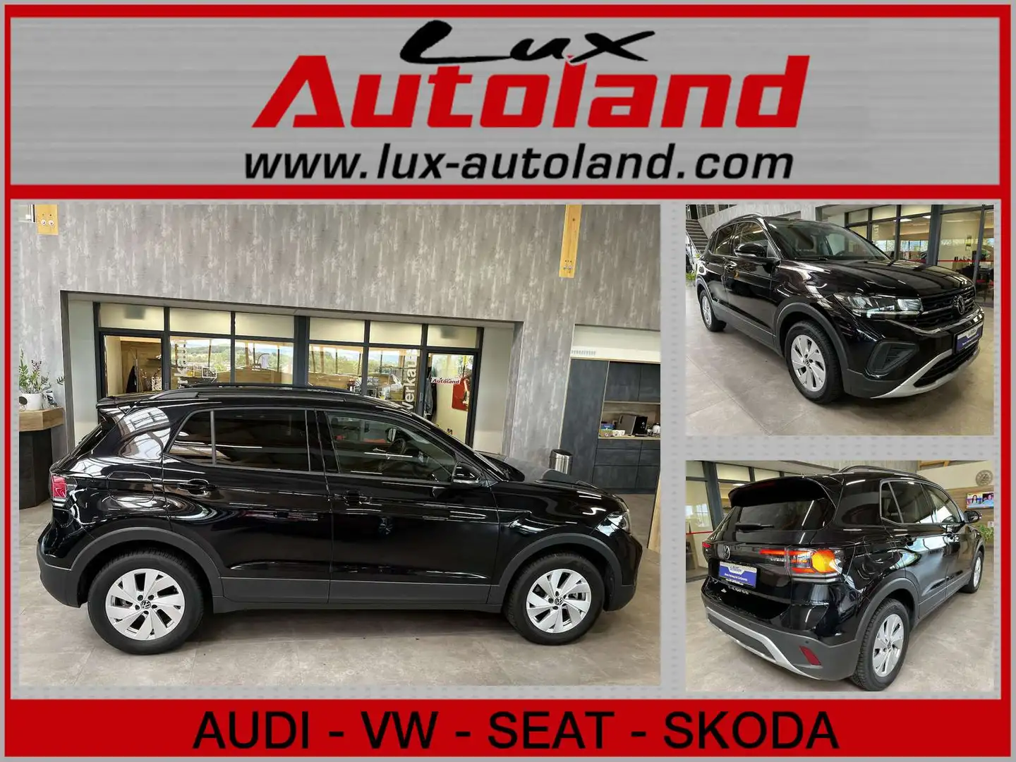 Volkswagen T-Cross 1.0 TSI DSG Life ACC Kamera App IQ.Drive Noir - 1