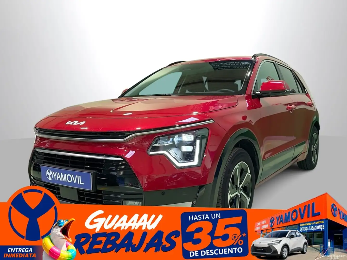 Kia Niro 1.6 HEV Drive 141 Rojo - 1