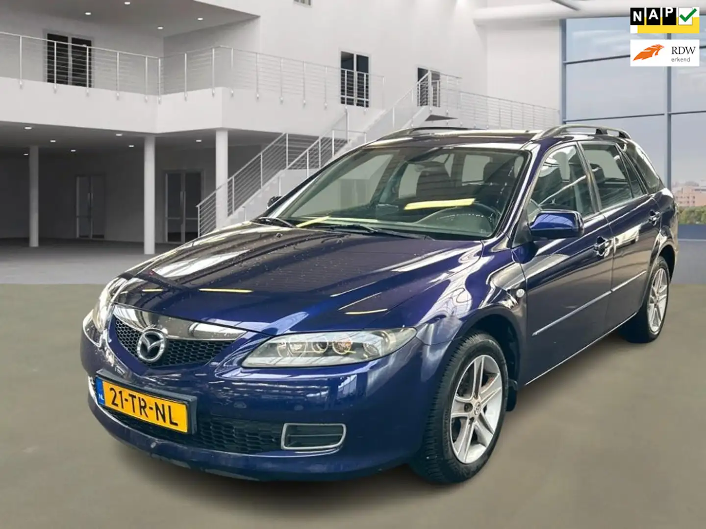 Mazda 6 Sportbreak 1.8i Touring Blauw - 1