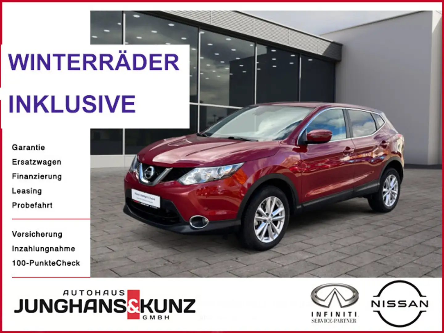 Nissan Qashqai 1.6 163PS DIG-T 360' Navi Klima Rot - 1