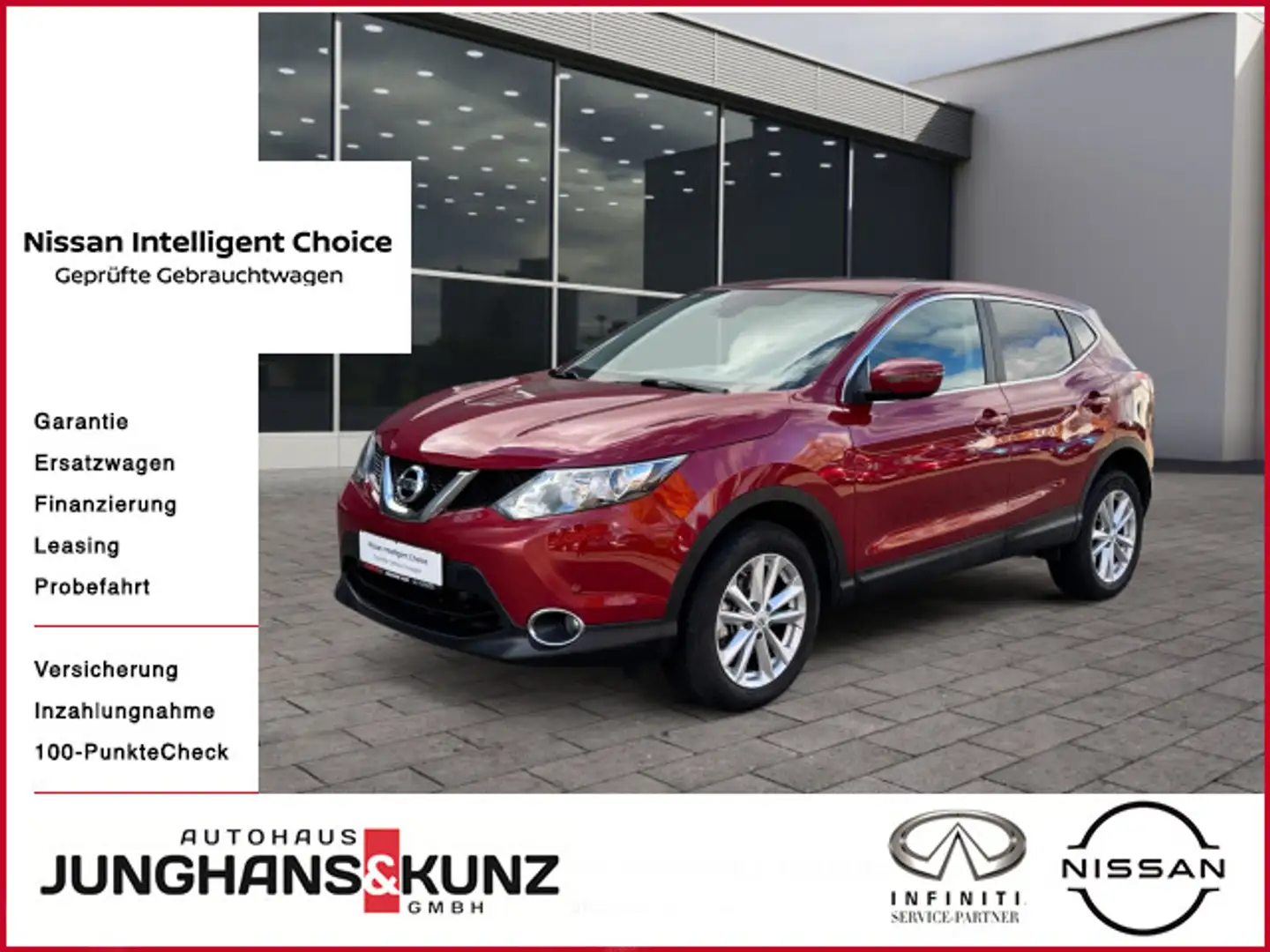 Nissan Qashqai 1.6 163PS DIG-T 360' Navi Klima Rot - 1