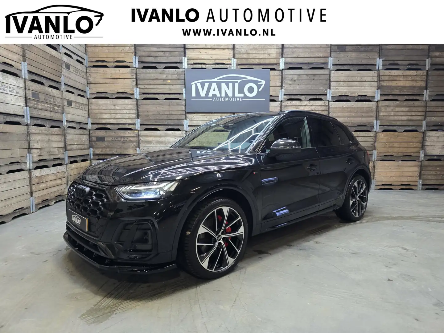 Audi Q5 50 TFSI e S edition Luchtvering Leder Maxton Pano Noir - 1
