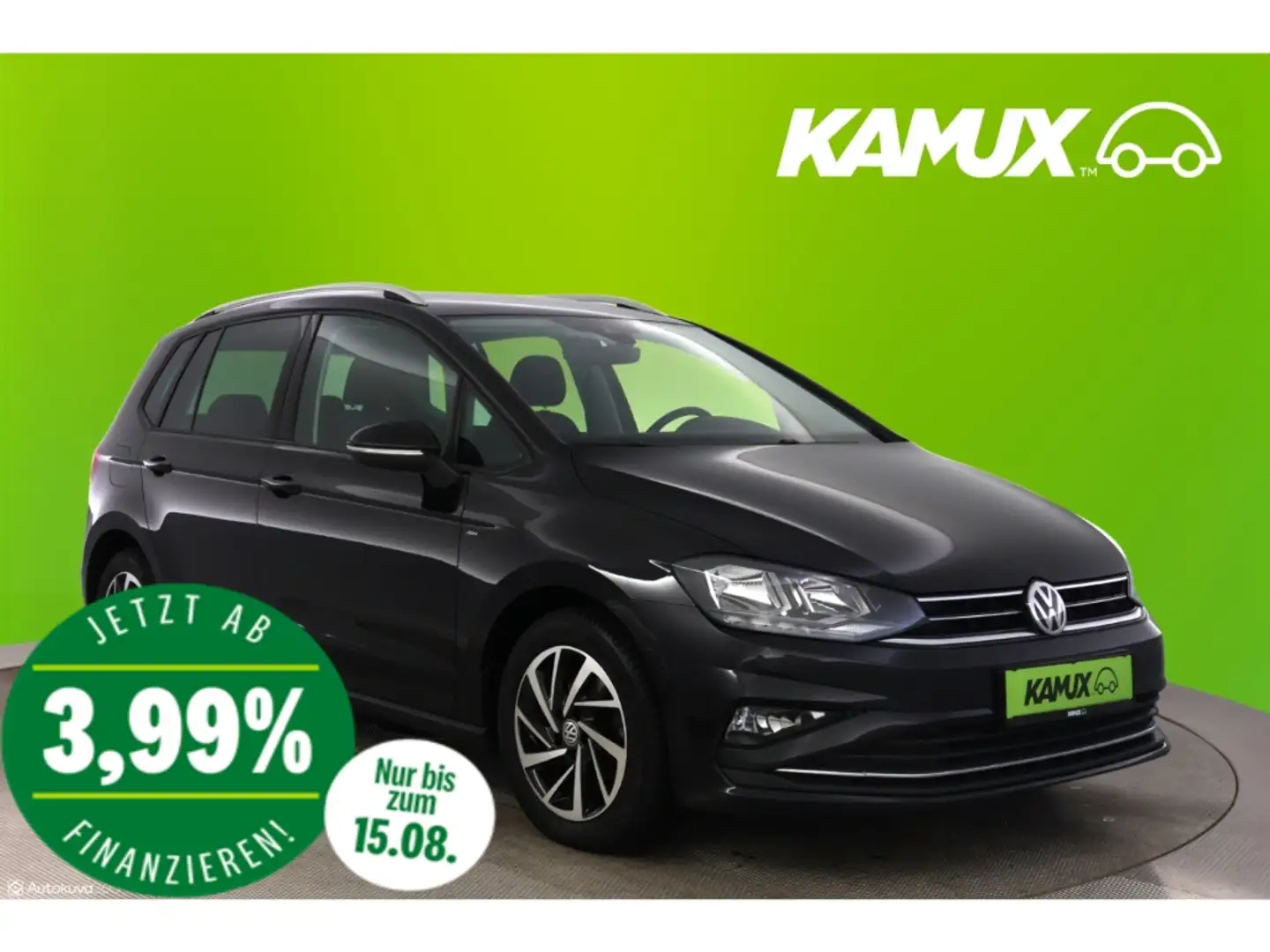 Volkswagen Golf Sportsvan 1.5TSI DSG Join+NAVI+ACC+CARPLAY Чорний - 1