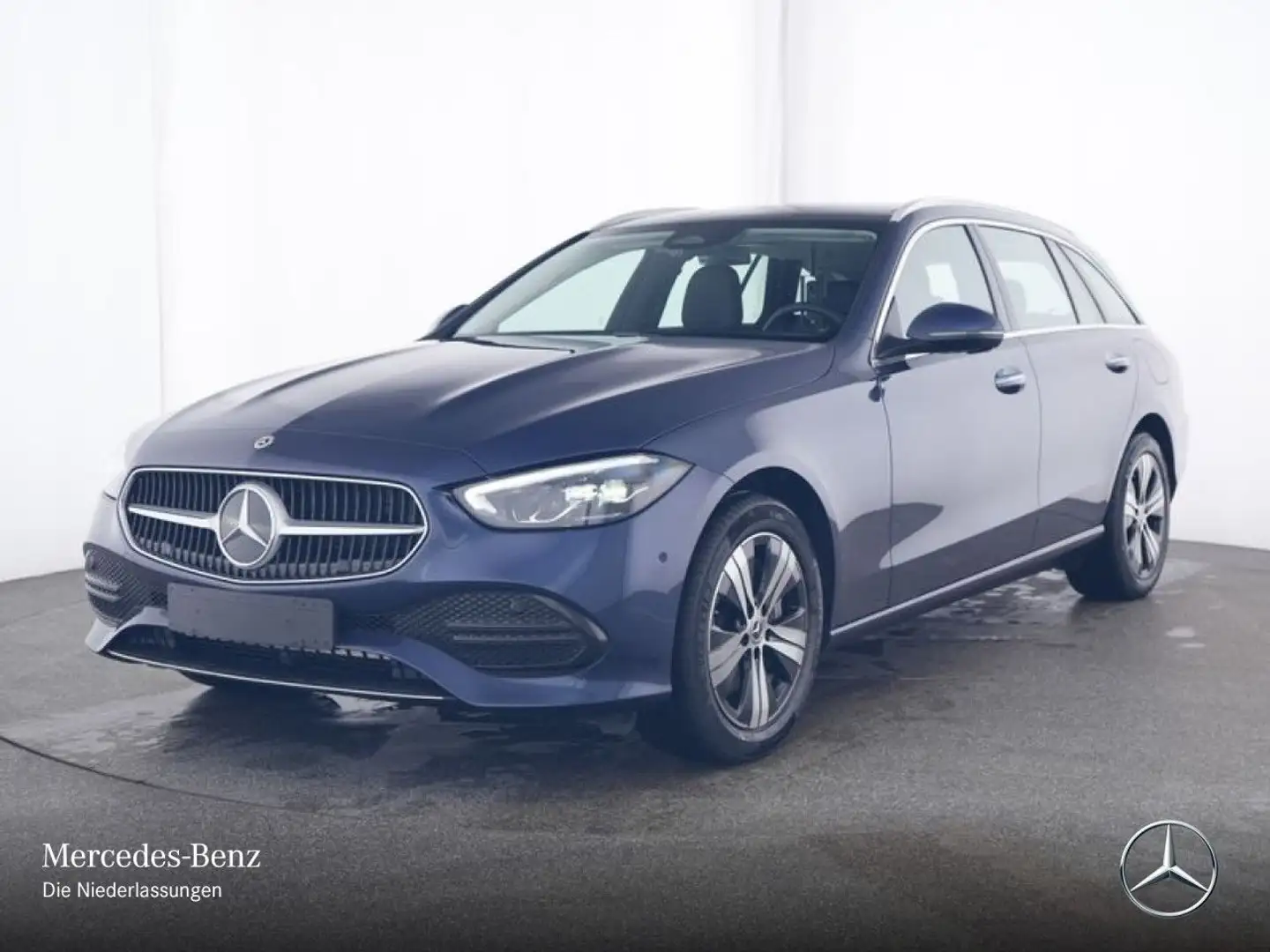 Mercedes-Benz C 300 e T AVANTG+PANO+AHK+LED+KAMERA+TOTW+KEYLESS Blau - 2