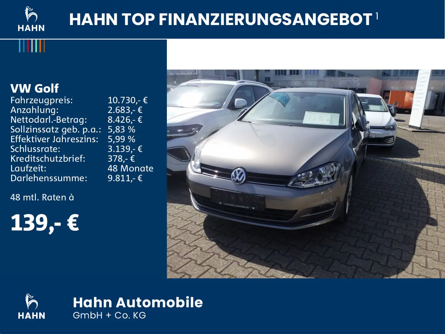 Volkswagen Golf 1.2TSI Cup Climatr PDC Tempo Sitzh Grau - 2