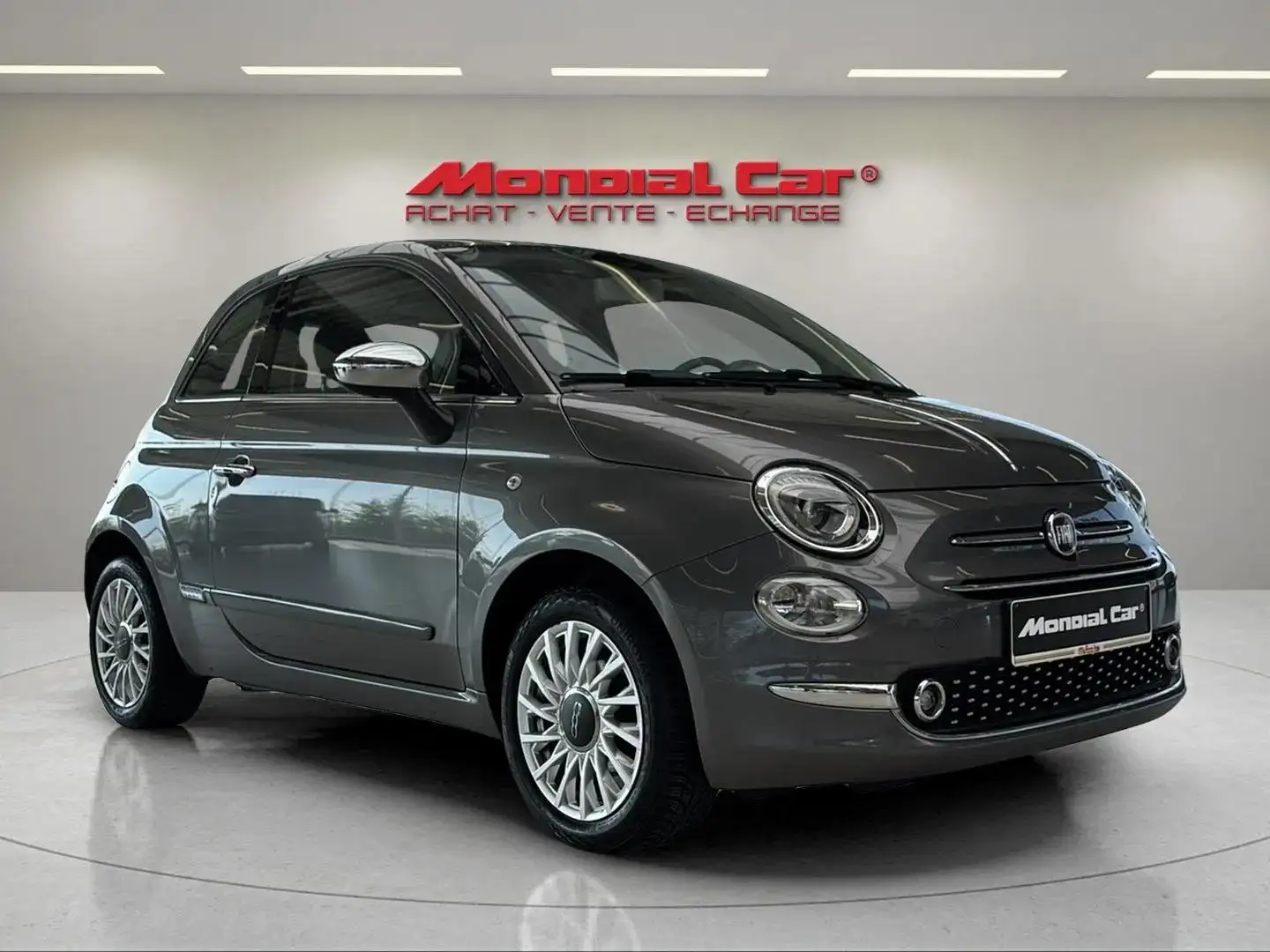 Fiat 500 1.2i Lounge * Bluetooth * GPS * Gris - 2