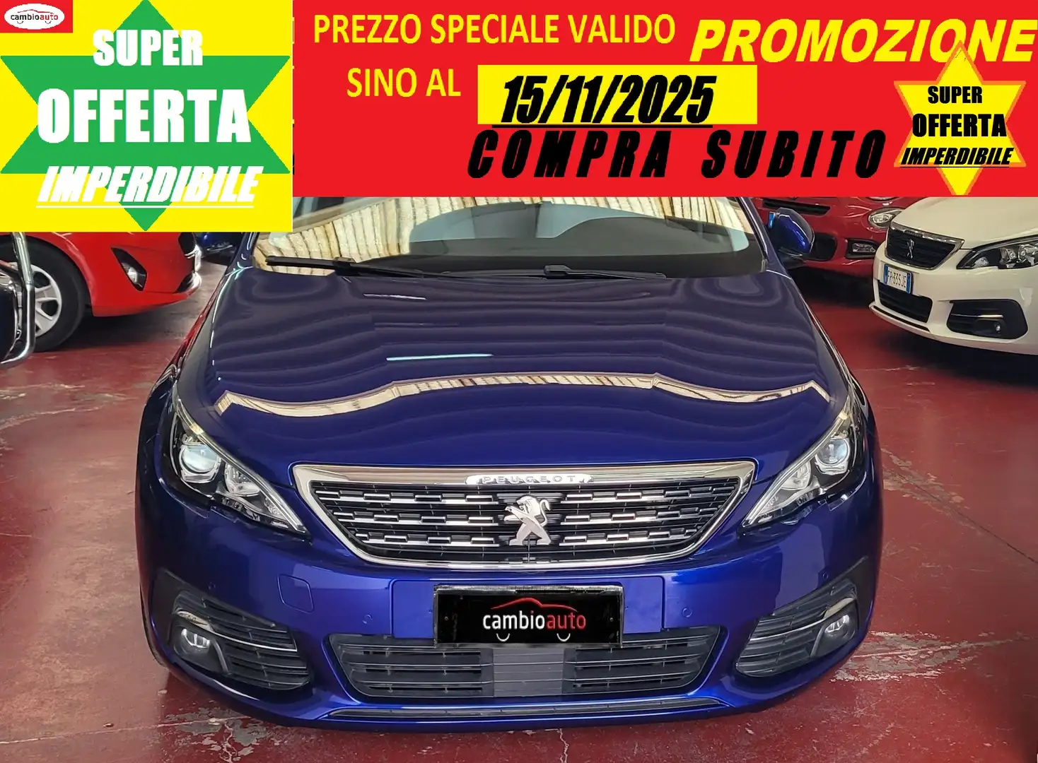 Peugeot 308 308 II 2018 5p 1.2 turbo Allure s Blu/Azzurro - 1