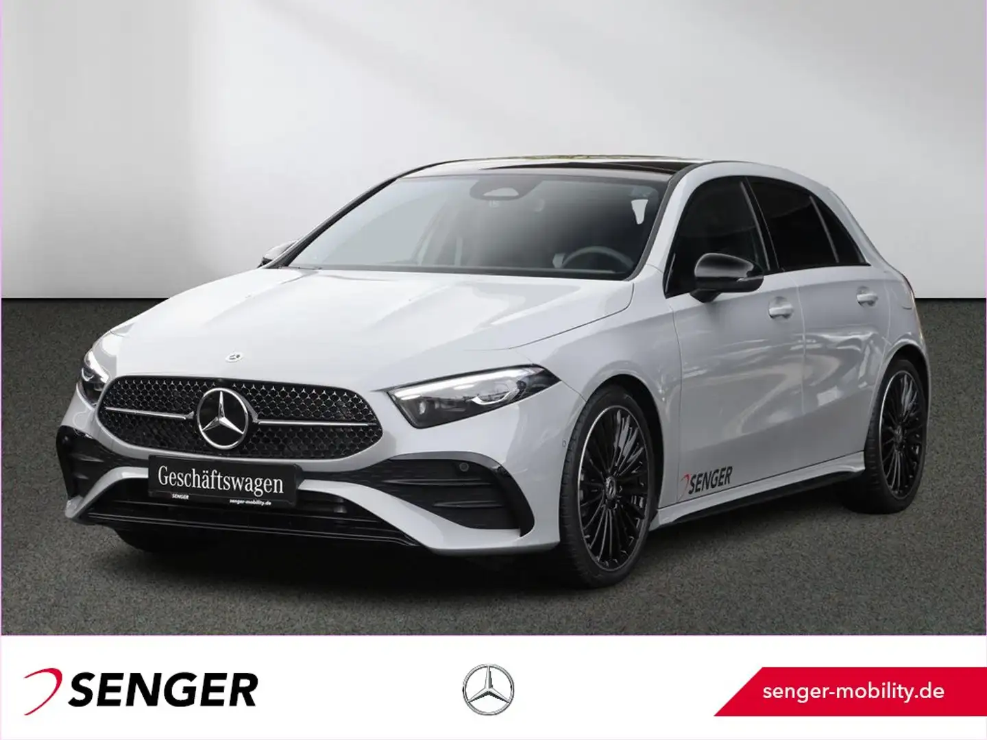 Mercedes-Benz A 200 d AMG Multibeam-LED Panorama Ambiente AHK Grau - 1