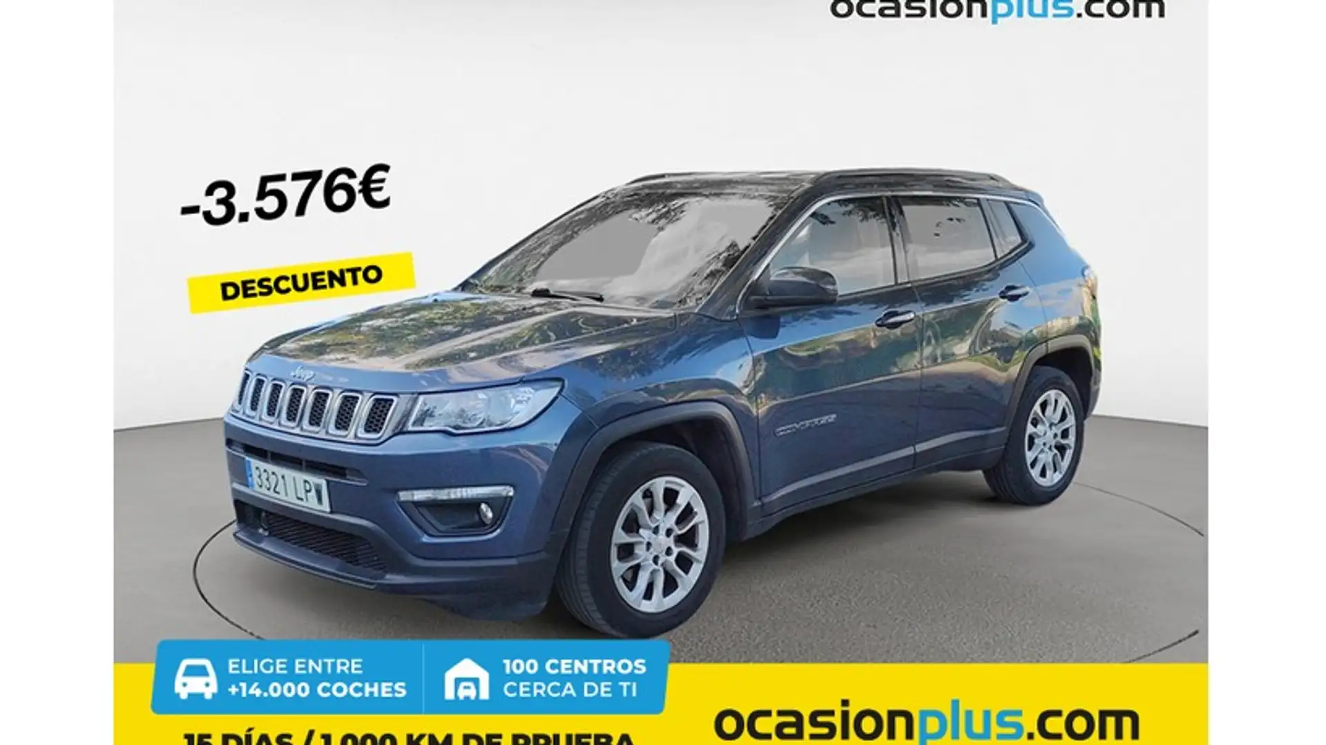 Jeep Compass 1.3 Gse T4 Longitude 4x2 130 Bleu - 1